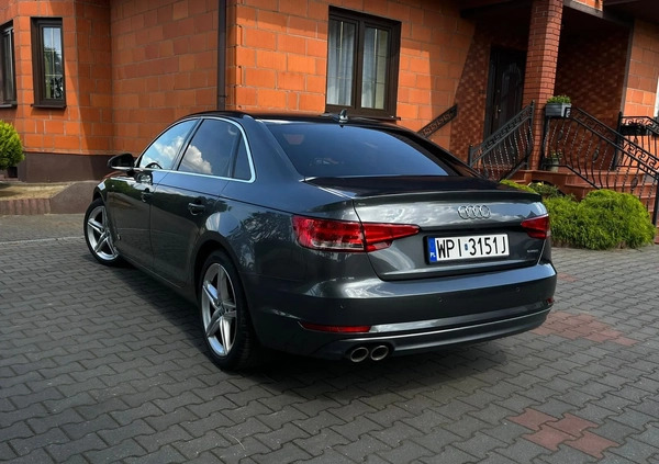 Audi A4 cena 69900 przebieg: 295500, rok produkcji 2017 z Warszawa małe 232